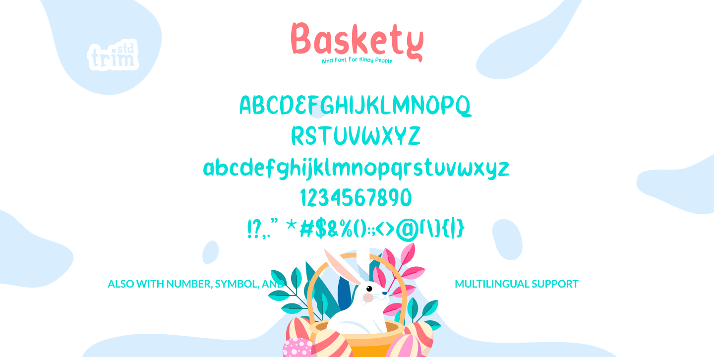 Пример шрифта Baskeyt Regular